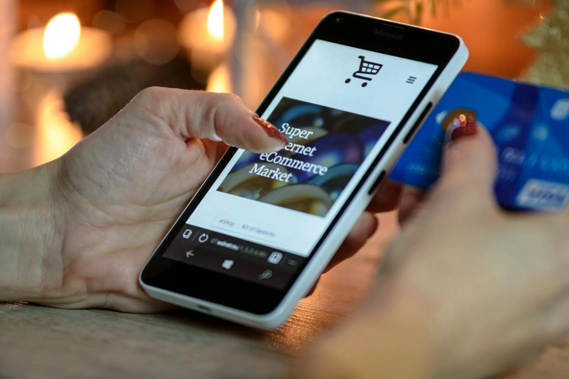 Colorful shopping bags representing eCommerce user experience and online shopping