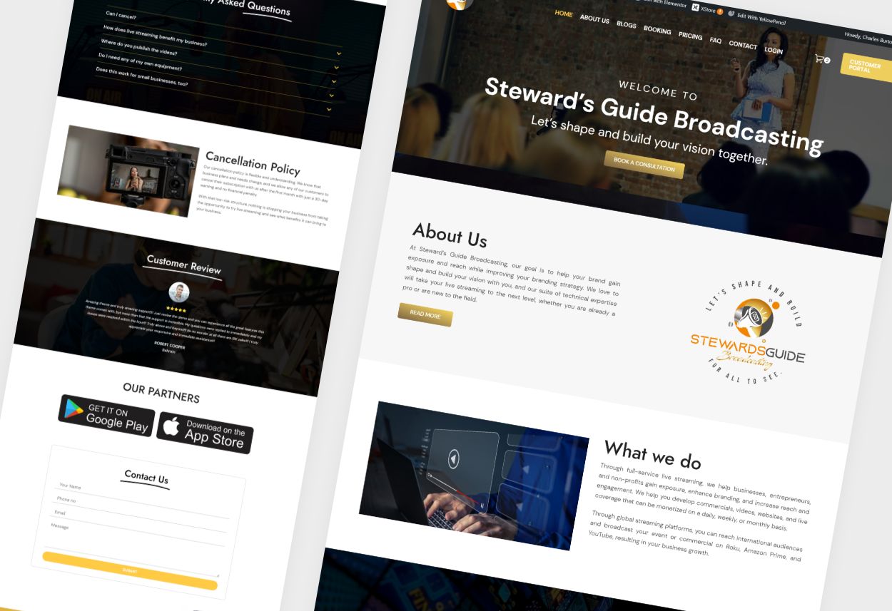 Broadcasting Services Platform